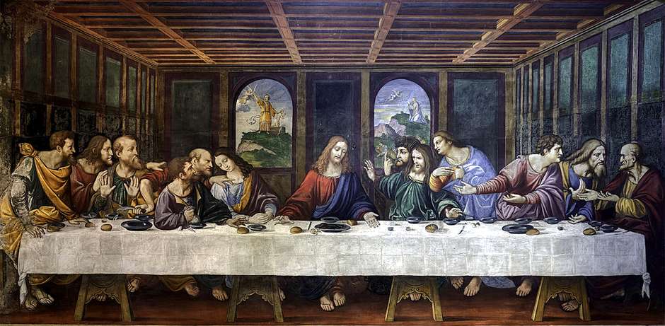 La última cena / Leonardo de Vinci,Última cena, Leonardo de Vinci