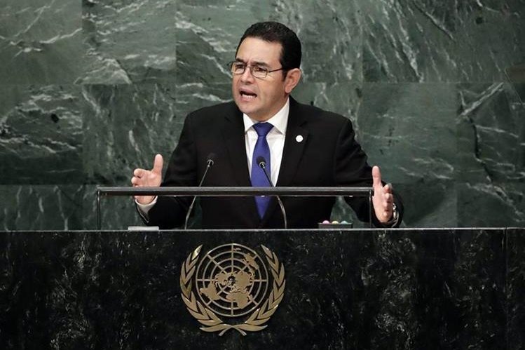 Jimmy Morales: ‘Guatemala rechaza la diversidad sexual y el aborto’