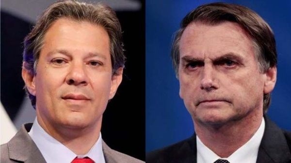 Conservador Bolsonaro y socialista Haddad disputarán segunda ronda en Brasil