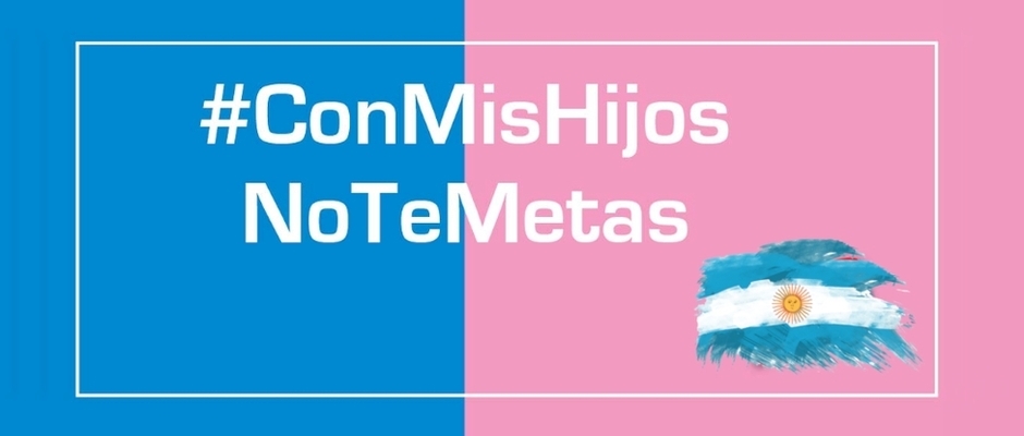 Logo del movimiento en Argentina,#ConMisHijosNoTeMetas, Argentina