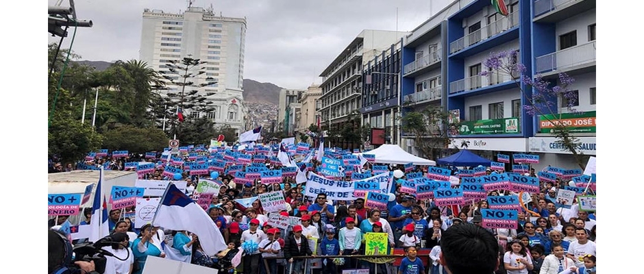 Marcha por Jesús en Chile reúne a miles en favor de la vida y la familia
