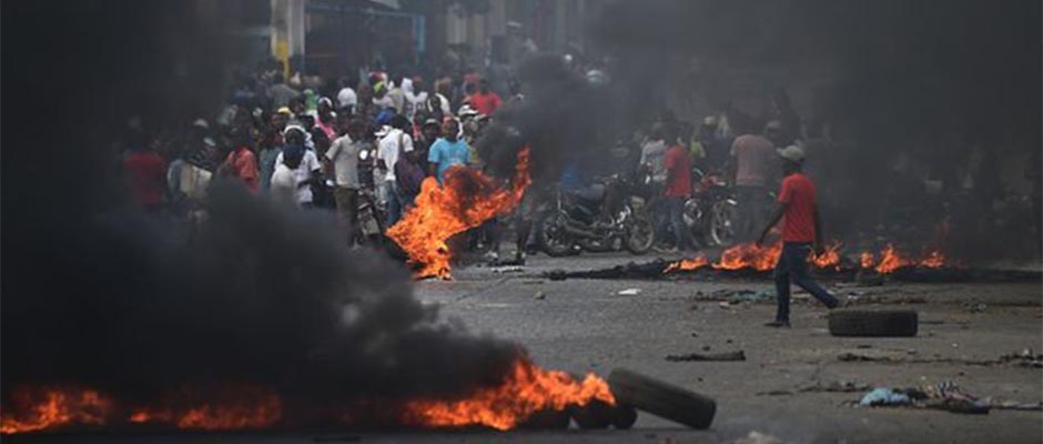 Haití está “en llamas” tras varios días de disturbios