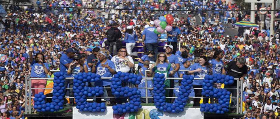 Propuesta quiere hacer “Marcha para Jesús” un bien inmaterial y cultural en Brasil