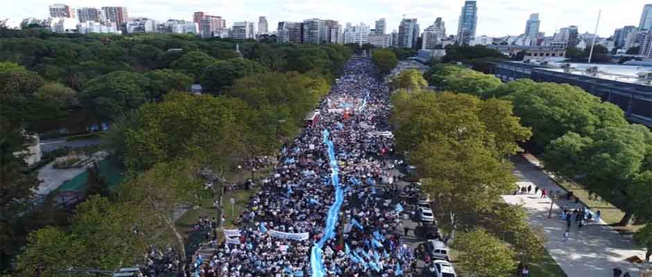 Marcha por la Vida Argentina convoca más de 2 millones de personas