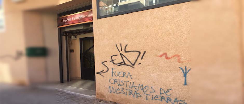 Agresiones a lugares de culto en España aumentaron en 2018