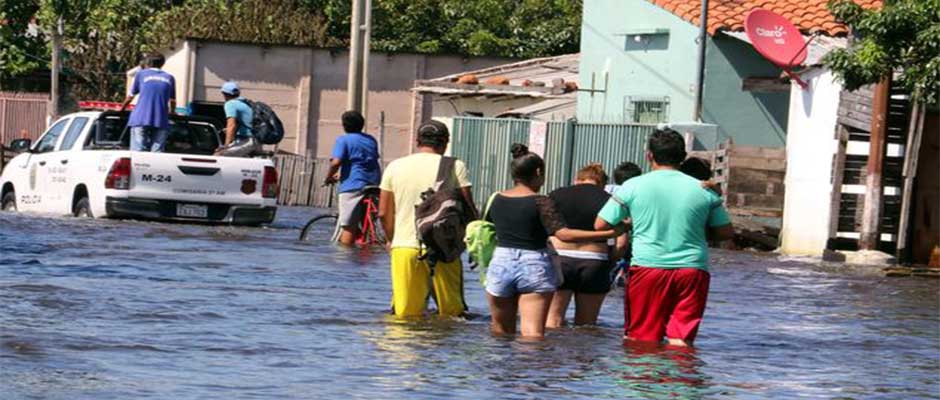 Alerta roja tras graves inundaciones en Paraguay