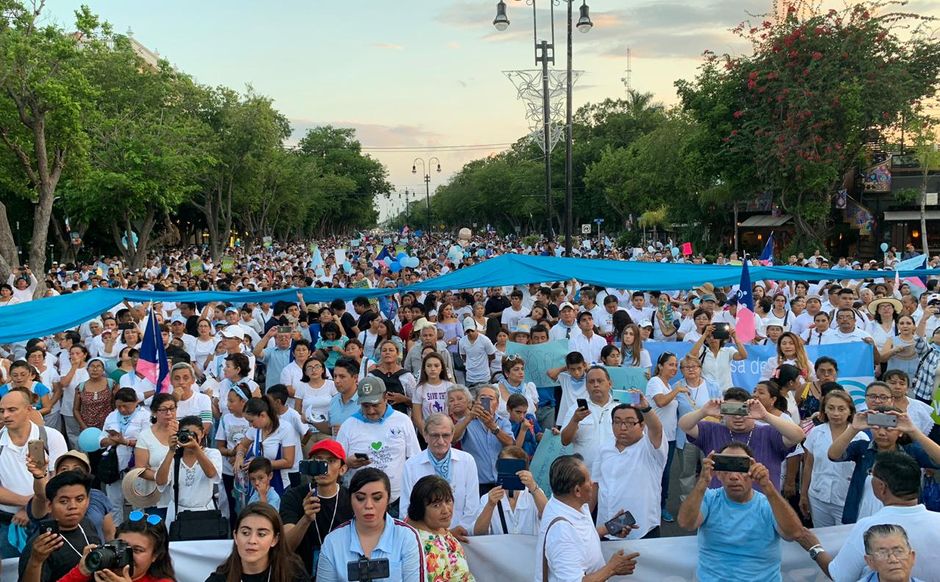Miles celebraron la vida en las calles de Mérida, Yucatán