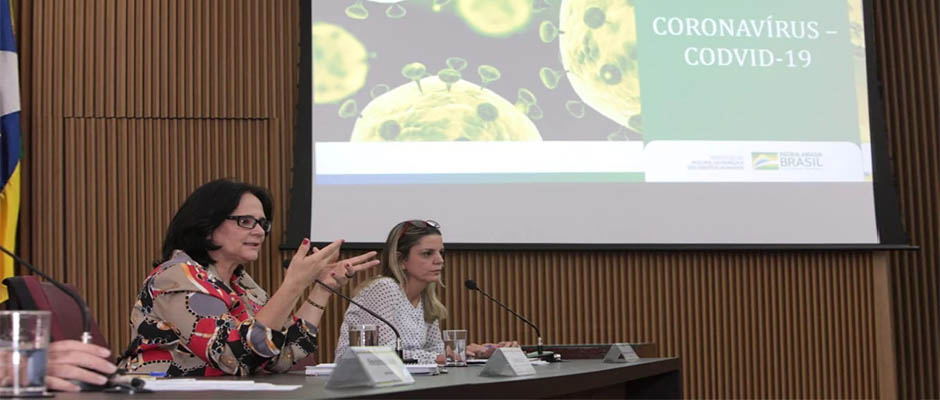 Ministra Damares Alves pide ayuda a las iglesias para enfrentar el coronavirus