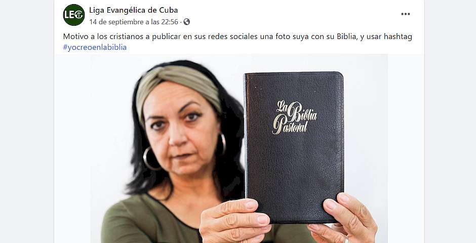 #YoCreoEnLaBiblia se vuelve tendencia en Cuba