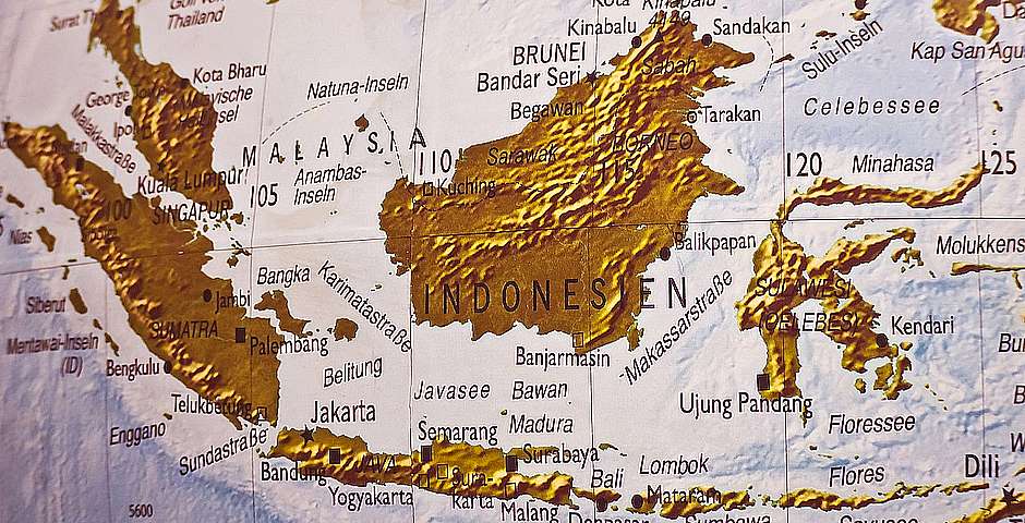 Michael Gaida, Pixabay,Indonesia mapa