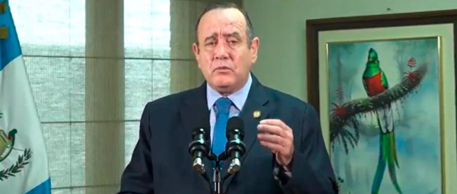 El presidente de Guatemala Alejandro Giammattei / Presidencia de la República,
