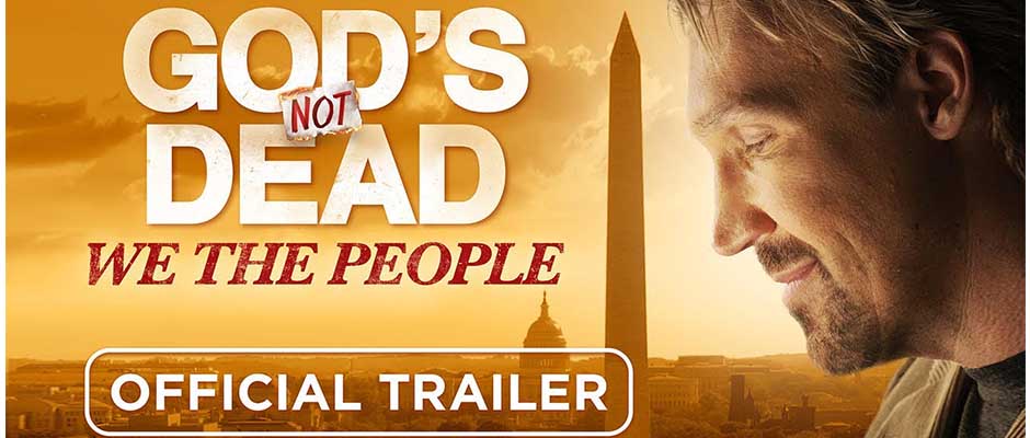 Poster promocional del trailer de la película / Gods not dead 4,