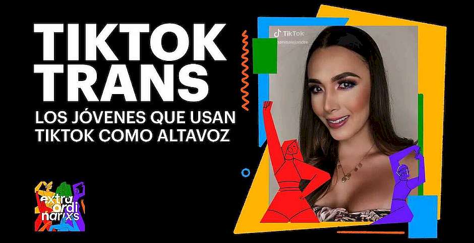 Imagen de promoción en TikTok de la transexualidad,TIkTok trans