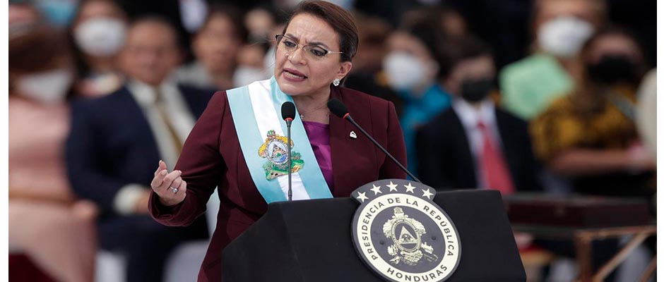 Xiomara Castro toma posesión de la presidencia de Honduras 