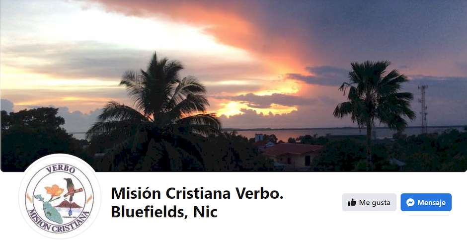 Portada de la página de facebook de Misión Cristiana Verbo - Nicaragua,Misión Verbo, evangélicos Nicaragua