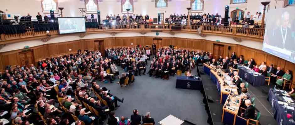 El Sínodo de la Iglesia de Inglaterra reunido en febrero pasado,