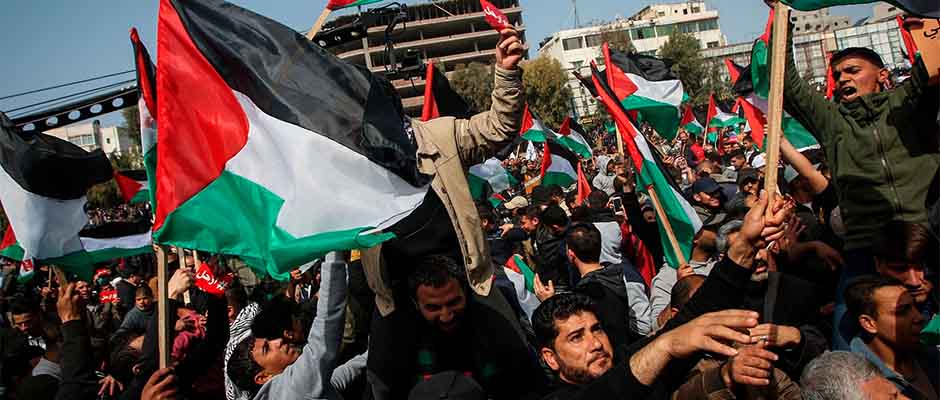 Palestinos protestan en la Franja de Gaza contra el gobierno de Hamás
