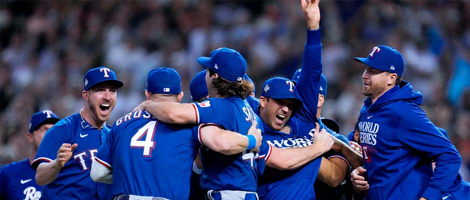 Los Texas Rangers celebran su victoria en la Serie Mundial con gratitud hacia Dios