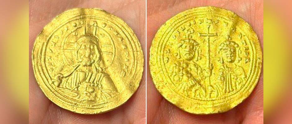 La rara moneda lleva dos inscripciones, una en latín y otra en griego / Imagen de referencia,