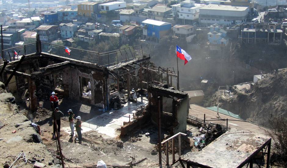 Iglesias calcinadas y evangélicos muertos en el terrible incendio de Chile