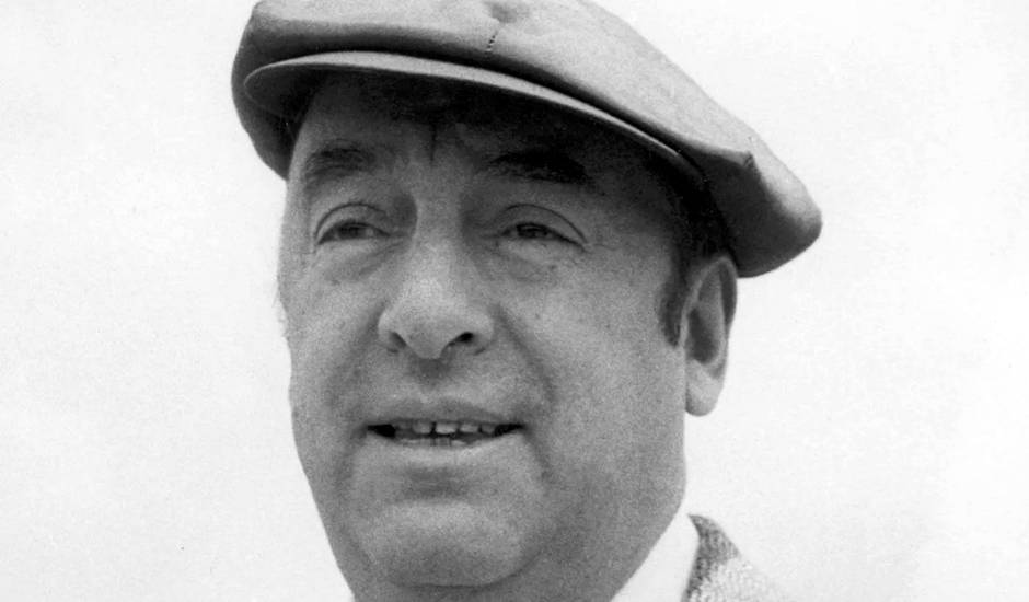 Pablo Neruda. Biblioteca del Congreso Nacional, Wikimedia Commons.,Pablo Neruda