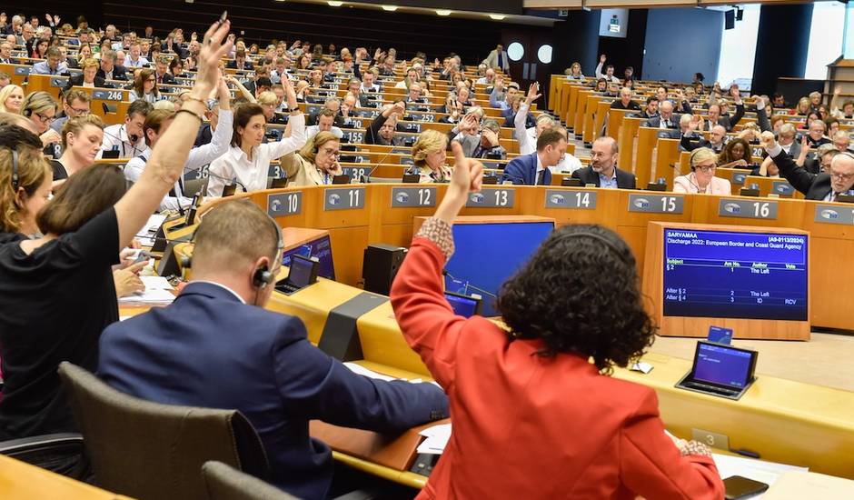 Una de las votaciones de este jueves 11 de abril en el Parlamento Europeo./ Eric Vidal, Parlamento Europeo,Parlamento Europeo, Unión Europea