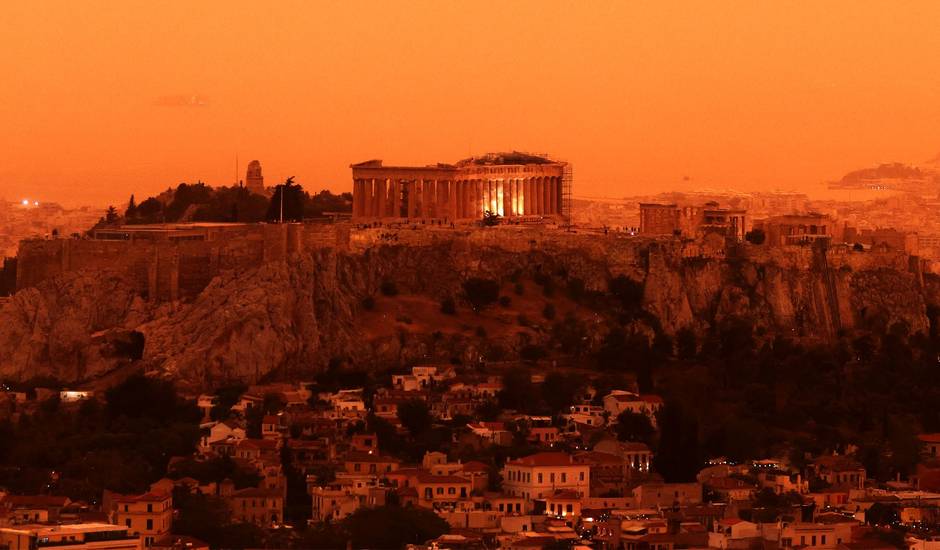 ‘Dios enviará arena hasta destruirlo todo’: terrible predicción del A.T. que se visibilizó en Grecia