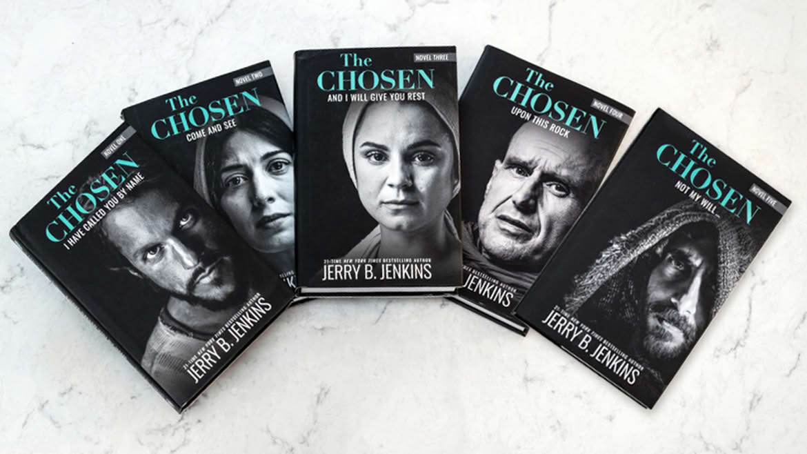 Portada de la serie de novelas de Jerry B. Jenkins basadas en The Chosen,The Chosen