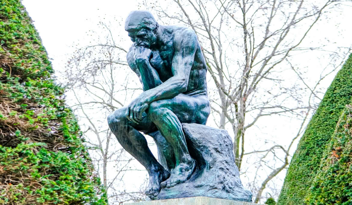 Sarah Sheedy, Unsplash,El pensador, escultura Rodin