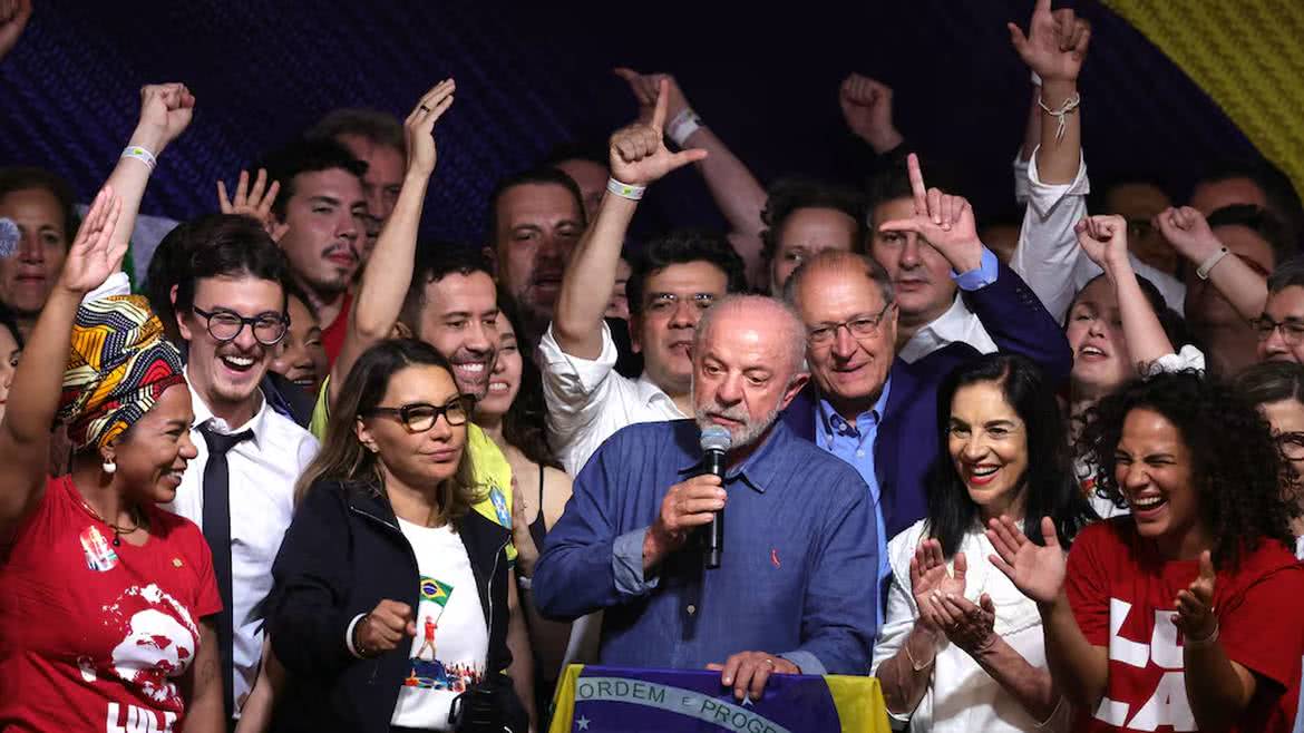 Luiz Inácio Lula da Silva tras su victoria,Lula da Silva